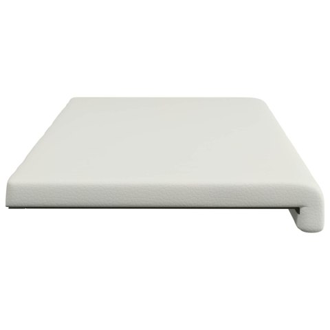VidaXL Poduszka na ławkę Ekoskóra Biały Głębokość 35 cm