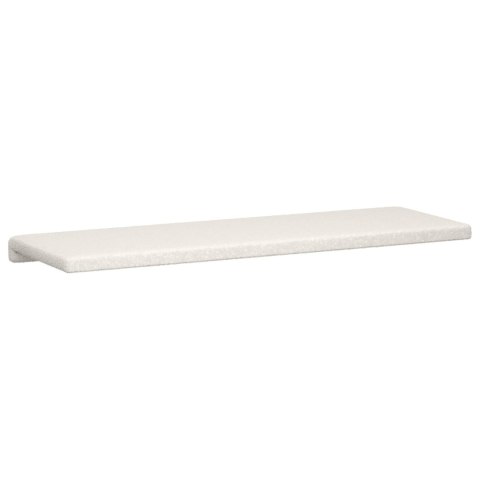 VidaXL Poduszka na ławkę Tkanina sherpa kremowy Głębokość 35 cm