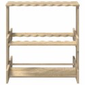VidaXL Stojak na kij bilardowy Drewno inżynieryjne 60 x 35 x 60 cm