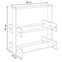 VidaXL Stojak na kij bilardowy Drewno inżynieryjne 60 x 35 x 60 cm