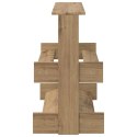 VidaXL Stojak na kij bilardowy Drewno inżynieryjne 60 x 35 x 60 cm