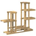 VidaXL Stojak na rośliny Biały 118 x 25 x 96,5 cm Lite Drewno Akacji
