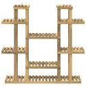 VidaXL Stojak na rośliny Biały 123 x 25 x 114,5 cm Lite Drewno Akacji