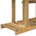 VidaXL Stojak na rośliny Biały 123 x 25 x 78,5 cm Lite Drewno Akacji