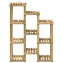VidaXL Stojak na rośliny Biały 85 x 30 x 114,5 cm Lite Drewno Akacji
