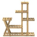 VidaXL Stojak na rośliny Biały 95 x 25 x 101,5 cm Lite Drewno Akacji