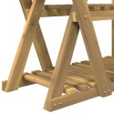 VidaXL Stojak na rośliny Biały 95 x 25 x 101,5 cm Lite Drewno Akacji