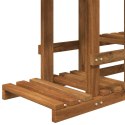 VidaXL Stojak na rośliny naturalny 118 x 25 x 96,5 cm