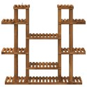 VidaXL Stojak na rośliny naturalny 123 x 25 x 114,5 cm