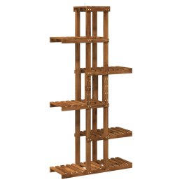 VidaXL Stojak na rośliny naturalny 68 x 23,5 x 140 cm