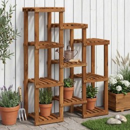 VidaXL Stojak na rośliny naturalny 85 x 30 x 114,5 cm