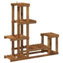 VidaXL Stojak na rośliny naturalny 93,5 x 25 x 91,5 cm