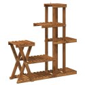 VidaXL Stojak na rośliny naturalny 95 x 25 x 101,5 cm