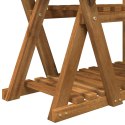 VidaXL Stojak na rośliny naturalny 95 x 25 x 101,5 cm