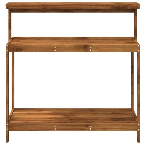 VidaXL Zewnętrzny stół do przesadzania 111,5 x 48,5 x 107 cm naturalny