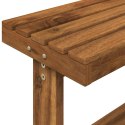 VidaXL Zewnętrzny stół do przesadzania 111,5 x 48,5 x 107 cm naturalny