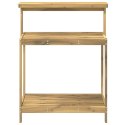 VidaXL Zewnętrzny stół do przesadzania 86,5 x 48,5 x 106 cm Biały