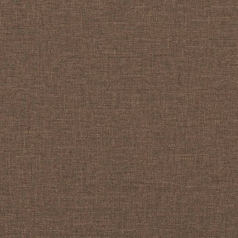 VidaXL 3-osobowa sofa z podnóżkiem, brązowy, 180 cm, tkaniną