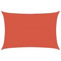 VidaXL Żagiel przeciwsłoneczny, 160 g/m², terakotowy, 4x6 m, HDPE