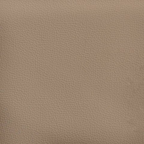 VidaXL 2-cz. zestaw wypoczynkowy Chesterfield, cappuccino, ekoskóra