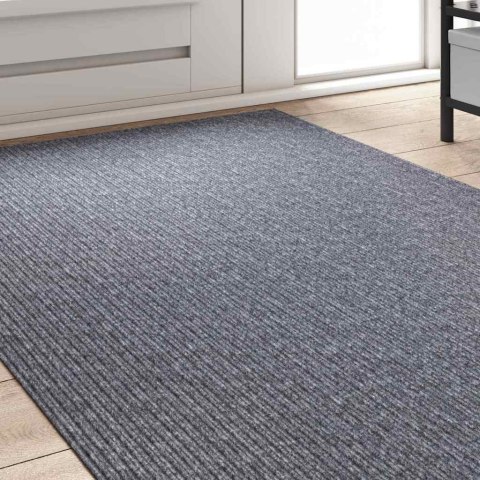 VidaXL Chodnik dywanowy Jasnoszary 100 x 250 cm tkanina