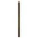 VidaXL Nogi do stołu barowego w kształcie litery U 2 szt. Naturalna stal 40x(110-111) cm Stal