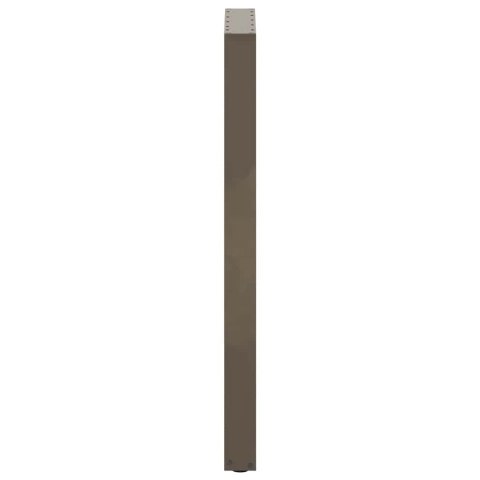 VidaXL Nogi do stołu barowego w kształcie litery U 2 szt. Naturalna stal 40x(110-111) cm Stal