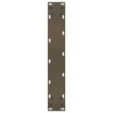 VidaXL Nogi do stołu barowego w kształcie litery U 2 szt. Naturalna stal 40x(110-111) cm Stal