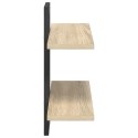 VidaXL Półki wiszące dąb Sonoma 40 x 15 x 40 cm Drewno inżynieryjne
