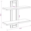 VidaXL Półki wiszące dąb Sonoma 40 x 15 x 40 cm Drewno inżynieryjne