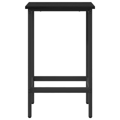 VidaXL Stołek barowy 2 szt. Czarny dąb 40 x 32 x 64 cm