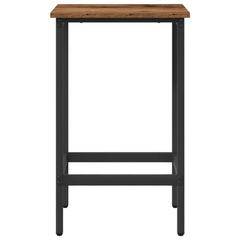 VidaXL Stołek barowy 2 szt. Stare drewno 40 x 32 x 74 cm