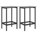 VidaXL Stołek barowy 2 szt. Szary Sonoma 40 x 32 x 74 cm
