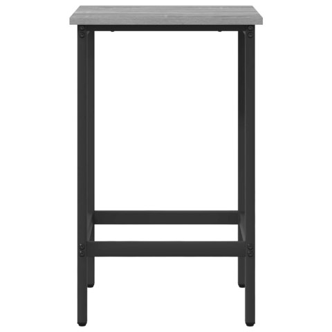 VidaXL Stołek barowy 2 szt. Szary Sonoma 40 x 32 x 74 cm