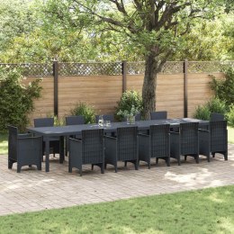 VidaXL Stół Ogrodowy Antracyt 400 x 100 x 73 cm polirattan