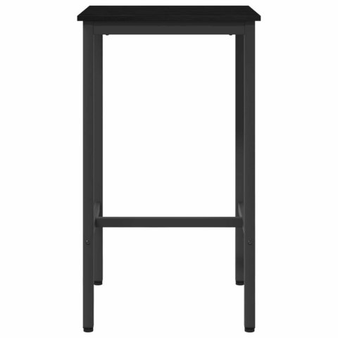 VidaXL Stół barowy 52 x 52 x 110 cm Drewno inżynieryjne Czarny dąb