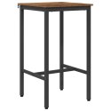 VidaXL Stół barowy 52 x 52 x 110 cm Drewno inżynieryjne Stare drewno