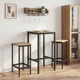 VidaXL Stół barowy 52 x 52 x 110 cm Drewno inżynieryjne dąb Sonoma