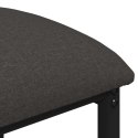 VidaXL Stołek barowy 2 szt. ciemnoszary 40 x 32 x 74 cm