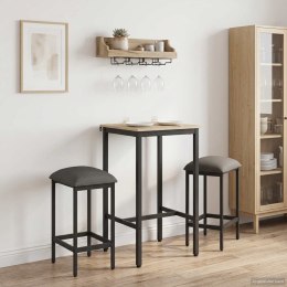 VidaXL Stołek barowy 2 szt. jasnoszary 40 x 32 x 64 cm