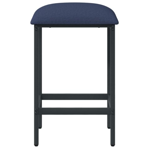 VidaXL Stołek barowy 2 szt. niebieski 40 x 32 x 64 cm