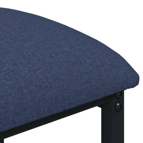 VidaXL Stołek barowy 2 szt. niebieski 40 x 32 x 64 cm