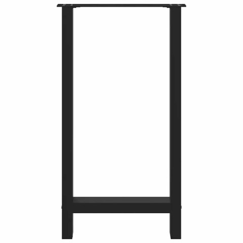 VidaXL Nogi do stołu barowego czarne 2 szt. 50x(90-91) cm stal