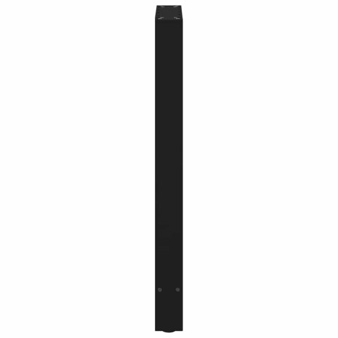 VidaXL Nogi do stołu barowego czarne 2 szt. 50x(90-91) cm stal