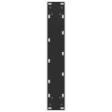 VidaXL Nogi do stołu barowego czarne 2 szt. 50x(90-91) cm stal