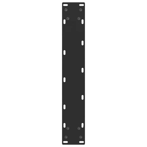 VidaXL Nogi do stołu barowego czarne 2 szt. 50x(90-91) cm stal