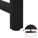 VidaXL Nogi do stołu barowego czarne 2 szt. 50x(90-91) cm stal