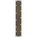 VidaXL Nogi do stołu barowego w kształcie litery U 2 szt. Naturalna stal 40x(90-91) cm Stal