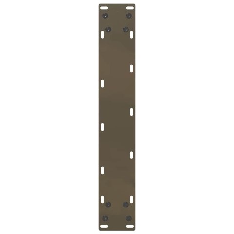 VidaXL Nogi do stołu barowego w kształcie litery U 2 szt. Naturalna stal 40x(90-91) cm Stal