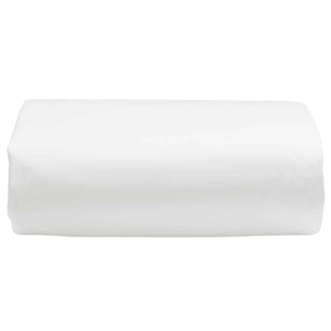 VidaXL Plandeka, biała, 6x8 m, 650 g/m²